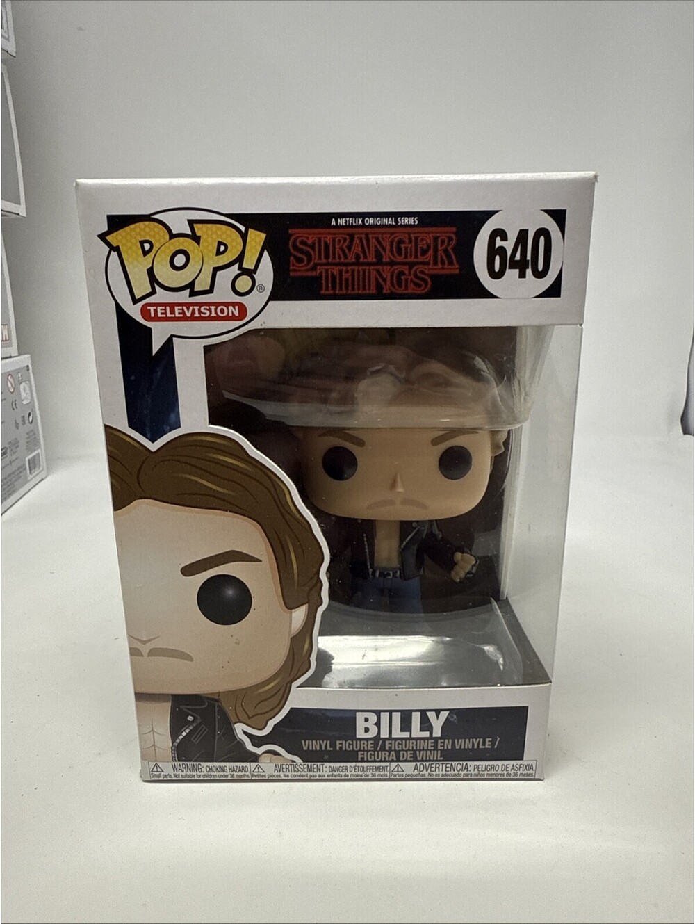 Funko Pop! Vinyl Pop! Television Stranger Things Billy #640 Original